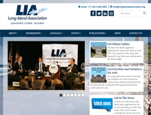 Tablet Screenshot of longislandassociation.org